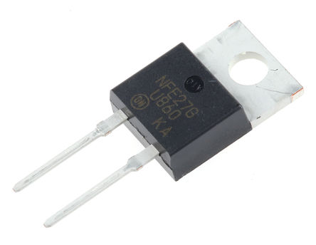 ON Semiconductor - MUR860G - ON Semiconductor MUR860G  , Io=8A, Vrev=600V, 60ns, 2 TO-220ACװ		