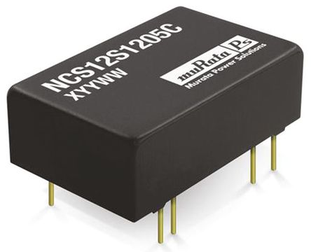Murata Power Solutions - NCS12S1215C - Murata Power Solutions NCS12 ϵ 12W ʽֱ-ֱת NCS12S1215C, 9  36 V ֱ, 15V dc, 800mA, 1.5kV dcѹ		