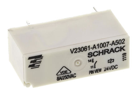 TE Connectivity - 4-1393222-6 - TE Connectivity V23061A1007A502  PCB װ Ǳ̵, 24V dc		