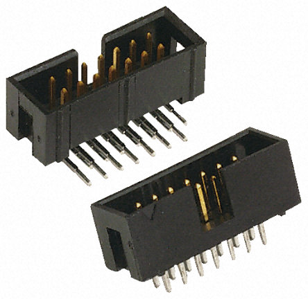 TE Connectivity - 1-1634689-6 - TE Connectivity 1-1634689 ϵ�� 16· 2.54mm�ھ� (2��) ֱ�� PCB ���� 1-1634689-6, ���Ӷ˽�, ͨ��		