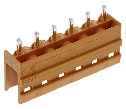 Weidmuller - SL 5.08/6/180 4.5 -1522260000 - Weidmuller OMNIMATE SL ϵ 6· 5.08mmھ (1) ֱ PCB ߶ӿ 1522260000, Ӷ˽, 12A, ͨ		