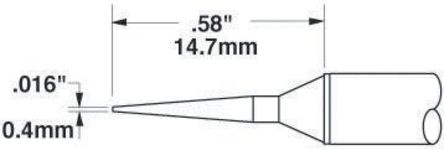 OK International - STTC-145 - OK International STTC ϵ, 0.4 mm ֱԲ׶ ͷ		