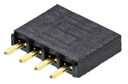 Samtec - SSW-104-01-G-S - Samtec SSW ϵ 1 4· ֱ 2.54mmھ ͨ ӡˢ· SSW-104-01-G-S, Ӷ˽, ԰		