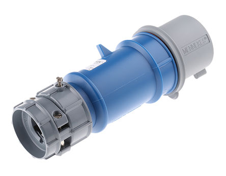 Mennekes - 3943 - Mennekes PowerTOP ϵ ɫ 3P ҵԴ °װ ͷ 3943, 32A, 230 V, IP44		