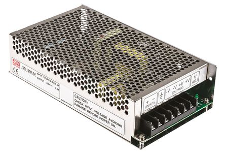 RS Pro - SD-150B-24 - RS Pro 150W ʽֱ-ֱת SD-150B-24, 19  36 V ֱ, 24V dc, 6.3A, 1.5kV acѹ, 77%Ч		