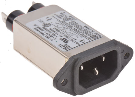 TE Connectivity - 1EJT1 - TE Connectivity װ C14 IEC ˲ ͷ 2-6609006-1, ζ˽, 1A, 250 V 		