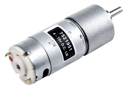 RS Pro - 919D8101LN - RS Pro ֱ綯 919D8101LN, 4.5  15 VԴ, 1.26 A, 206 gcm, 5216 rpm, 6mm ֱ		