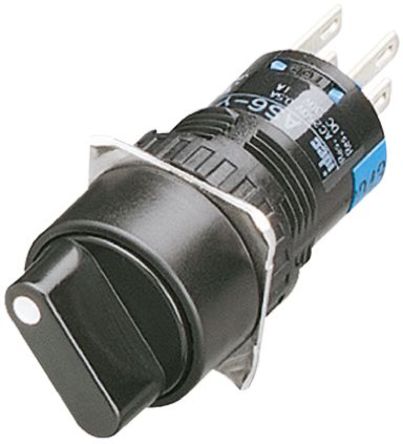 Idec - AS6M-21Y2P - Idec 2λ ת AS6M-21Y2P, ˫˫ , IP40, IP65, 250V ac/dcѹ, 1 A, 18 x 38.5mm		