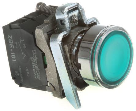 Schneider Electric - XB4BW33G5 - Schneider Electric XB4 ϵ IP66IP67IP69IP69K / ť XB4BW33G5, 尲װ, 6 A 550 mA ֱ		