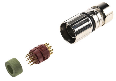 Lapp - 44420037 + 73002720 - Lapp EPIC Circular 系列 12路 电缆安装 直向 连接器 44420037 + 73002720, 公触点		