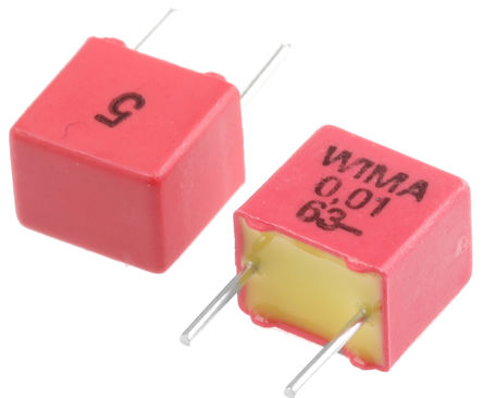 WIMA - FKP2/0.01/63/5 - WIMA FKP2 ϵ 10nF ۱ϩ (PP) FKP2/0.01/63/5, 5%, 40 V /63 V ֱ, ͨ		
