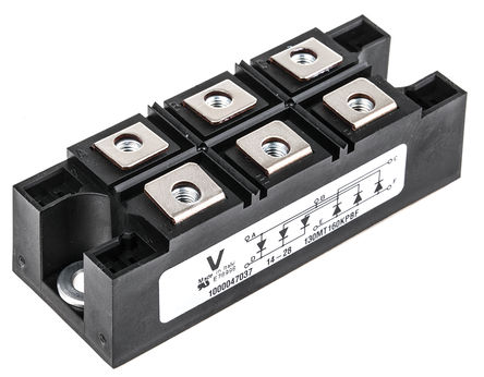 Vishay - VS-130MT160KPBF - Vishay VS-130MT160KPBF  , 160A 1600V, 6 INT-A-PAKװ		