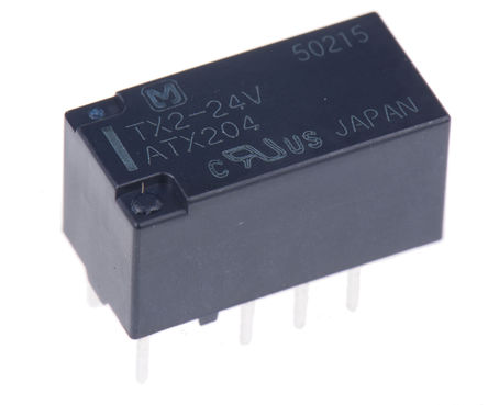 Panasonic - TX2-24V - Panasonic TX2-24V ˫˫ PCB װ Ǳ̵, 2 A, 24V dc		