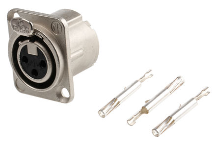 Neutrik - NC3FD-LX-HA - Neutrik 3·  尲װ XLR  NC3FD-LX-HA, , 50 V		