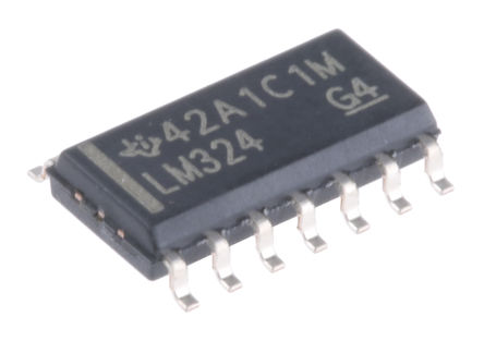Texas Instruments - LM324DR - Texas Instruments LM324DR · Ŵ, 1.2MHz, 5  28 VԴѹ, 14 SOICװ		