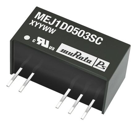 Murata Power Solutions - MEJ1D1515SC - Murata Power Solutions MEJ1 ϵ 1W ʽֱ-ֱת MEJ1D1515SC, 13.5  16.5 V ֱ, 15V, 33mA, 5.2kV dcѹ		