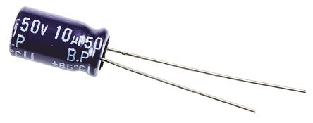 Panasonic - ECEA1HN100U - Panasonic SU ϵ 50 V ֱ 10F ͨ  ECEA1HN100U, 20%ݲ, +85C		