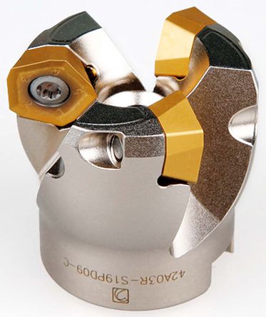 Pramet - 52A04R-S19PD09-C - Pramet PENTA ϵ 19 ƽϳ 52A04R-S19PD09-C, 52mmֱ, 22mm׳ߴ 4, 2mmи		