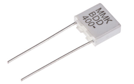 KEMET - MMK5102J400J01L15.0CBULK - KEMET MMK ϵ 1nF ͨ PET  (PET) MMK5102J400J01L15.0CBULK, 5%ݲ, 200 V 400 V ֱ, -55  +100 C		