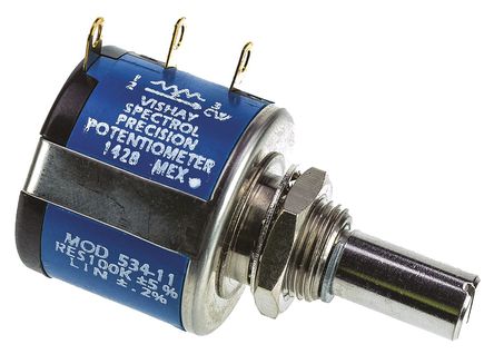 Vishay - 534B1104JL - Vishay 534 ϵ 10 ת 100k 5% Ƶλ 534B1104JL, 2W, 6.35 mm ֱ, 20ppm/C, 尲װ		