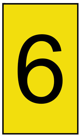 HellermannTyton - 901-10177 - HellermannTyton Ovalgrip ϵ 250װ Ƶ׺ Ϲ̶ ±ʶ 901-10177, 5mm, 8.6 mm, 2.5  6mmֱ, ӡ"6"ͼ		