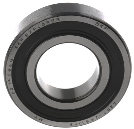 SKF - 6207-2RS1/C3 - SKF   6207-2RS1/C3, 15.3kN ̬, 35mm ھ, 72mm ⾶		
