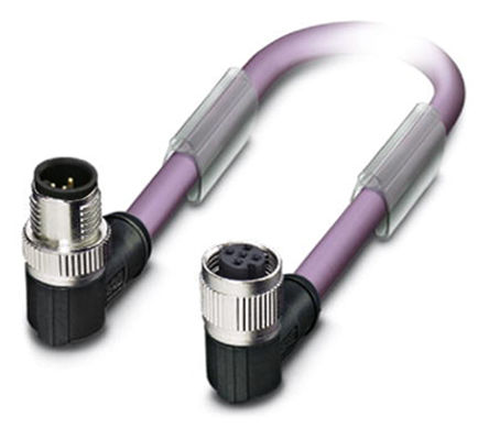 Phoenix Contact - 1403633 - Phoenix Contact 1403633 IP65, IP67 M12  M12 2 о , 4 A 250 V 0.25 mm2, 24 AWG		