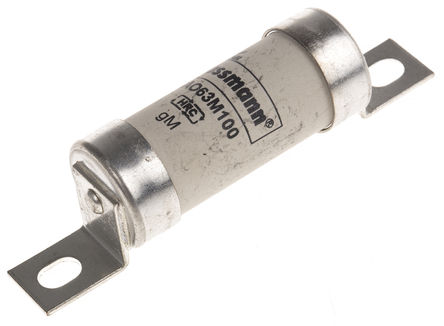 Cooper Bussmann - BAO63M100 - Cooper Bussmann 63A A3ߴ gG - gM Ӣ׼۶ BAO63M100, BS 88, IEC 269׼, 21mmֱ, 87mmܳ, 550V ac		