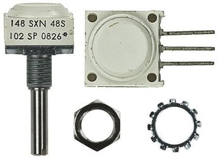 Vishay - 14821F0GJSX13103KA - Vishay 148 ϵ 10k 10%  ϵλ 14821F0GJSX13103KA, 0.5W, 6.35 mm ֱ, 1000ppm/C, 尲װͨף		