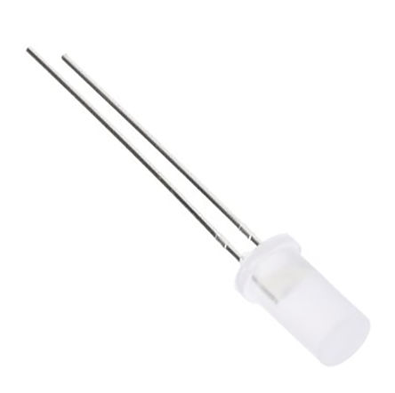 Kingbright - L-483SRSGW - Kingbright Cylindrical ϵ ˫ɫ ɫ/ɫ LED L-483SRSGW, 50 mcd, 80 ӽ 5mm (T-1 3/4) ͨ		