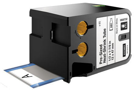 DYMO XTL - 1868732 - DYMO XTL 65װ ׵׺ ճ̶ ±ʶ 1868732, 12 mm		