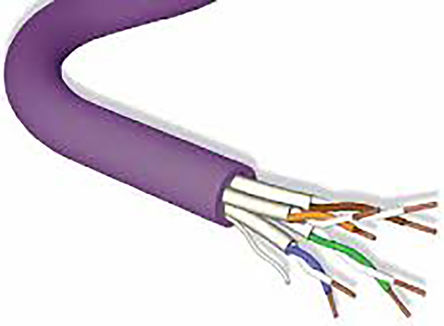 Brand-Rex - C6F/FTP-HF1-Eca-500VT - Brand-Rex 500m ɫ LSZH ˫ 6  C6F/FTP-HF1-Eca-500VT, F/UTP, 23 AWG		
