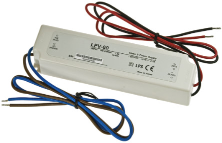 Mean Well - LPV-60-15 - Mean Well LED  LPV-60-15, 90  264 V , 15V, 4A, 60W		