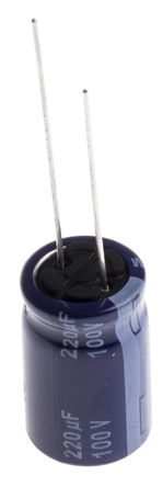 Panasonic - ECA2AM221 - Panasonic M ϵ 100 V ֱ 220F ͨ  ECA2AM221, 20%ݲ, +85C		