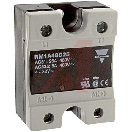 Carlo Gavazzi - RM1A48D25 - Carlo Gavazzi 25 A 尲װ  ̵̬ RM1A48D25, , 㽻л, 530 V 		