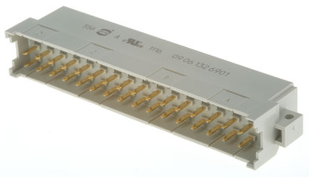 Harting - 09061326901 - Harting 2  32 · 5.08mm ھ ֱ DIN 41612 ͷ 09061326901, F C2ȼ, Ӷ˽, 6A		