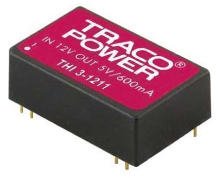 TRACOPOWER - THI 3-1223 - TRACOPOWER THI 3 ϵ 3W ʽֱ-ֱת THI 3-1223, 10.8  13.2 V ֱ, 15V dc, 100mA		