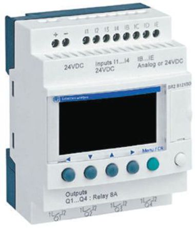 Schneider Electric - SR2A101FU - Schneider Electric Zelio Logic 2 ϵ ߼, 6 x , 4 x , 120 V 240 V 		