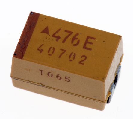 AVX - TRME476K025R0065 - AVX TRM ϵ 47F 10% SMD  TRME476K025R0065, 25 V ֱ, 7343-43 װ, 65m ESR, +125C		