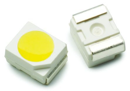 Broadcom - ASMT-UWB1-NX3H2 - Broadcom ɫ 3000K LED ASMT-UWB1-NX3H2, 3.2 V, 2.3 cd, 120 ӽ, 4  PLCC 2 װ		