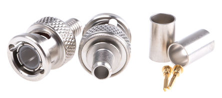 Radiall - R142085161 - Radiall 75 ֱ °װ  BNC  R142085161, 1.5GHz, ѹ ˽, RG59, 		