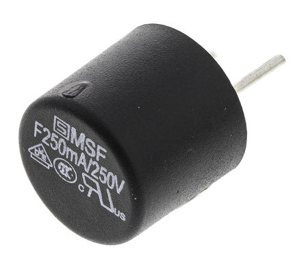 Schurter - 0034.6008 - Schurter 250mA  ߵ PCB ̶۶ 0034.6008, F۶ٶ, 250V ac, 8.5mmֱ, 8.5mm		