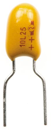 Vishay - 489D106X0025D6VE3 - Vishay 489D ϵ 10F 20% ͨ  489D106X0025D6VE3, 25 V ֱ, +85C		