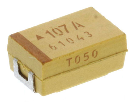 AVX - TPSD107K010R0050 - AVX TPS ϵ 100F 10% SMD  TPSD107K010R0050, 10 V ֱ, 7343-31 װ, 50m ESR, +125C		