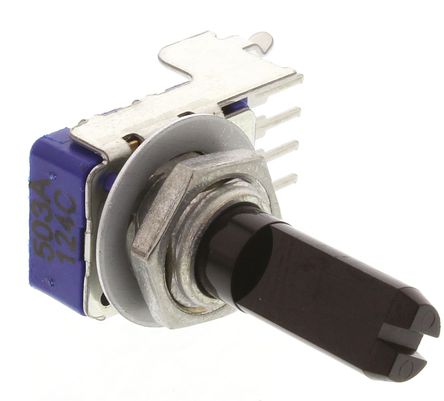 Alps - RK11K1120ABF - Alps RK11K ϵ 50k 20%  ̼Ĥλ RK11K1120ABF, 0.05W, 6 mm ֱ, 尲װͨף		