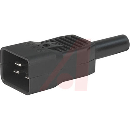 Schurter - 4300.0922 - Schurter ݶװ ͷ IEC  4300.0922, Ӷ˽, 16 (IEC) A, 20 (UL & CSA) A, 250 V 		