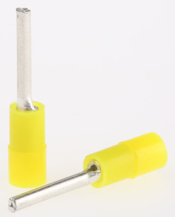 RS Pro - PTNY0.5-9 - RS Pro ɫ Ե ѹ PTNY0.5-9, Ե, 10mm, 1.4mmֱ, 26AWG  22AWG ߹		