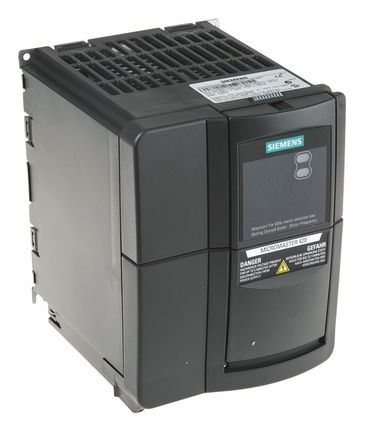 Siemens - 6SE64202UD240BA1 - Siemens MICROMASTER 420 ϵ IP20 4 kW Ƶ 6SE64202UD240BA1, 0  550 Hz, 12.8 A, 380  480 V 		