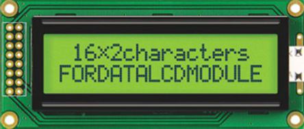 Fordata - FECC1602B-FLYYBW-51SE - Fordata ͸ ĸ LCD ɫʾ FECC1602B-FLYYBW-51SE, LED, 216ַ		