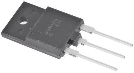 ON Semiconductor - NDUL03N150CG - ON Semiconductor Si N MOSFET NDUL03N150CG, 5 A, Vds=1500 V, 3 TO-3PFװ		